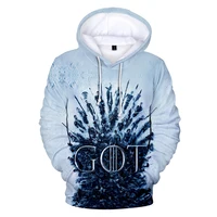 

Fashion 3D customized Hooded Hoodies Thick Loose Pullover Sweatshirts