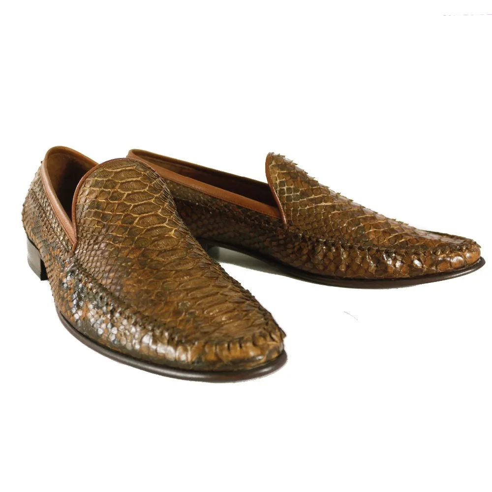 python leather shoes