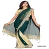 Whole sale chiffon PINK colored embroidery saree