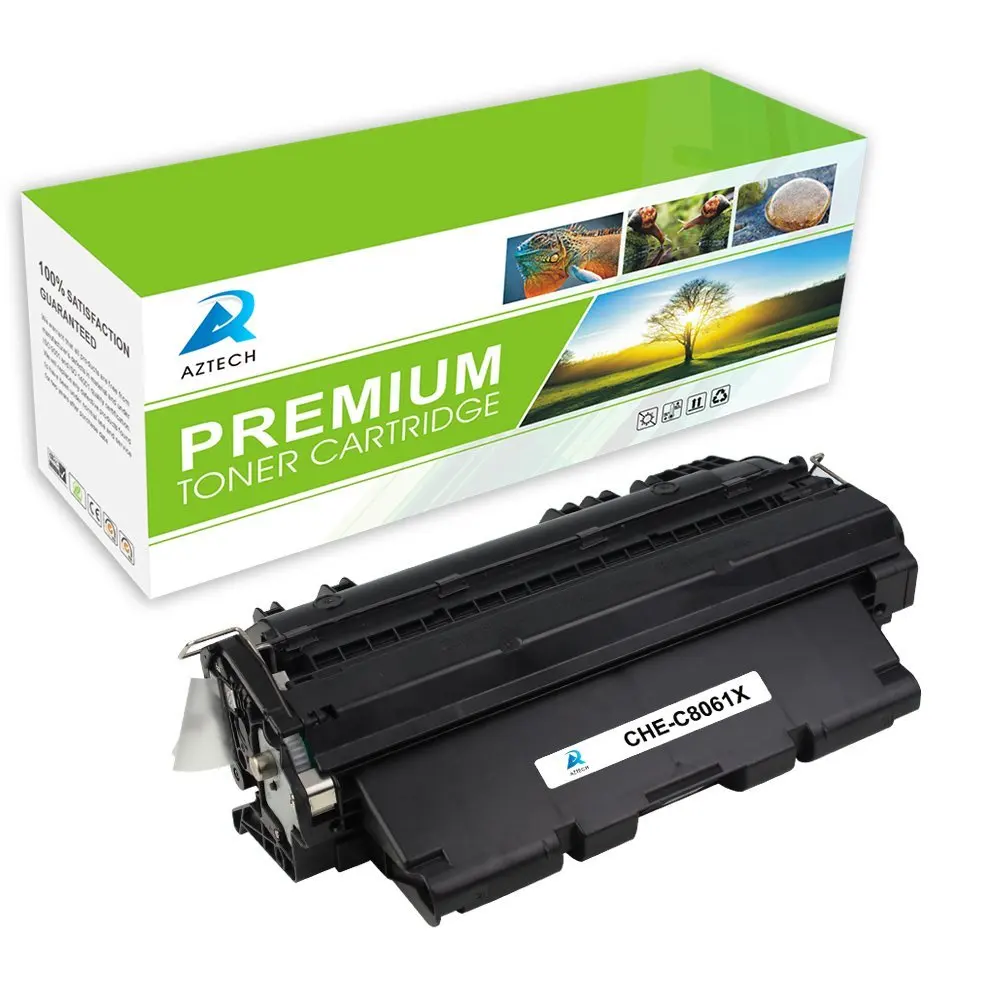 3-Pack C8061A Compatible Printer Toner Replacement for HP 61A Black Laser Toner Cartridge use for HP Laserjet Pro 4100 MFP 4100 MFP 4101 Printer High Yield