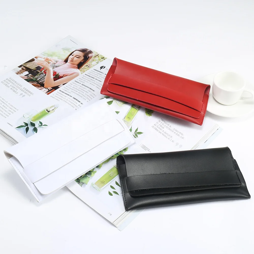 

Fashion Glasses Pouches Eyewear PU Bag Leather Sunglasses Case Packaging, All