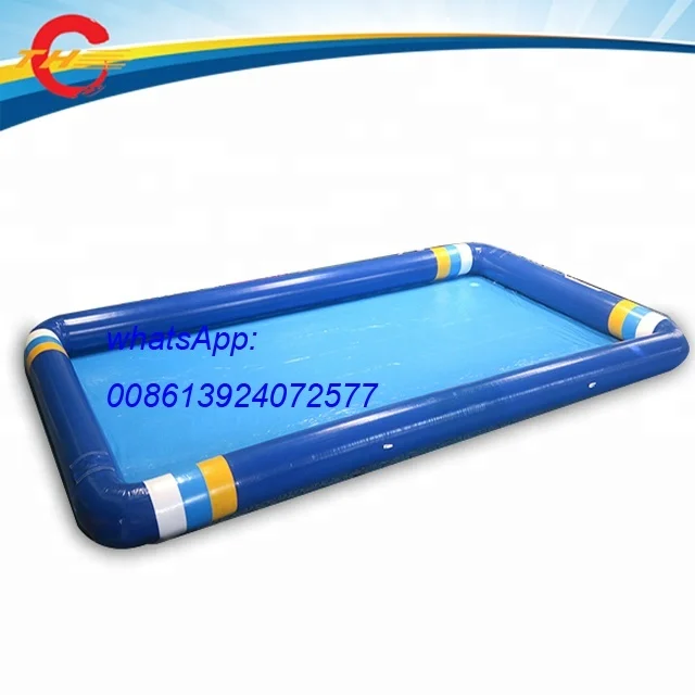 

large inflatable pool, inflatable pool rental, inflatable swimming pool inflatable adults swimming pool, Blue / customized