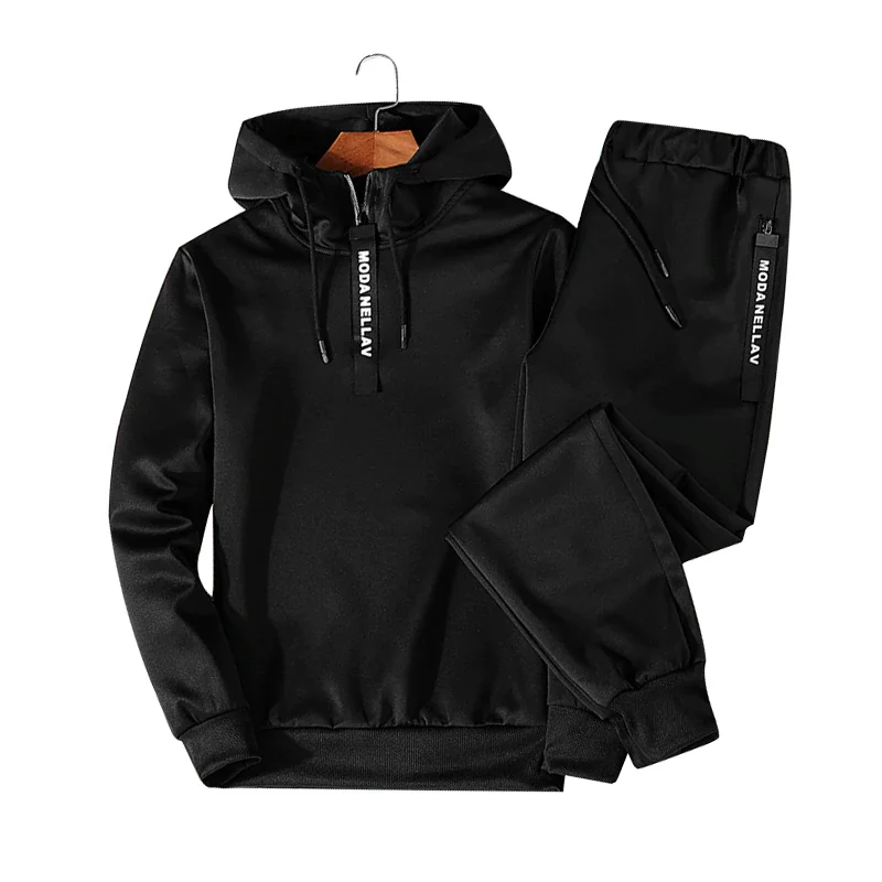 

Men Clothing Set Sportswear 2019 Fashion Hoodies Sweatshirts Sporting Sets Men's Tracksuits Two Piece Hoodies+Pants 2pcs Sets