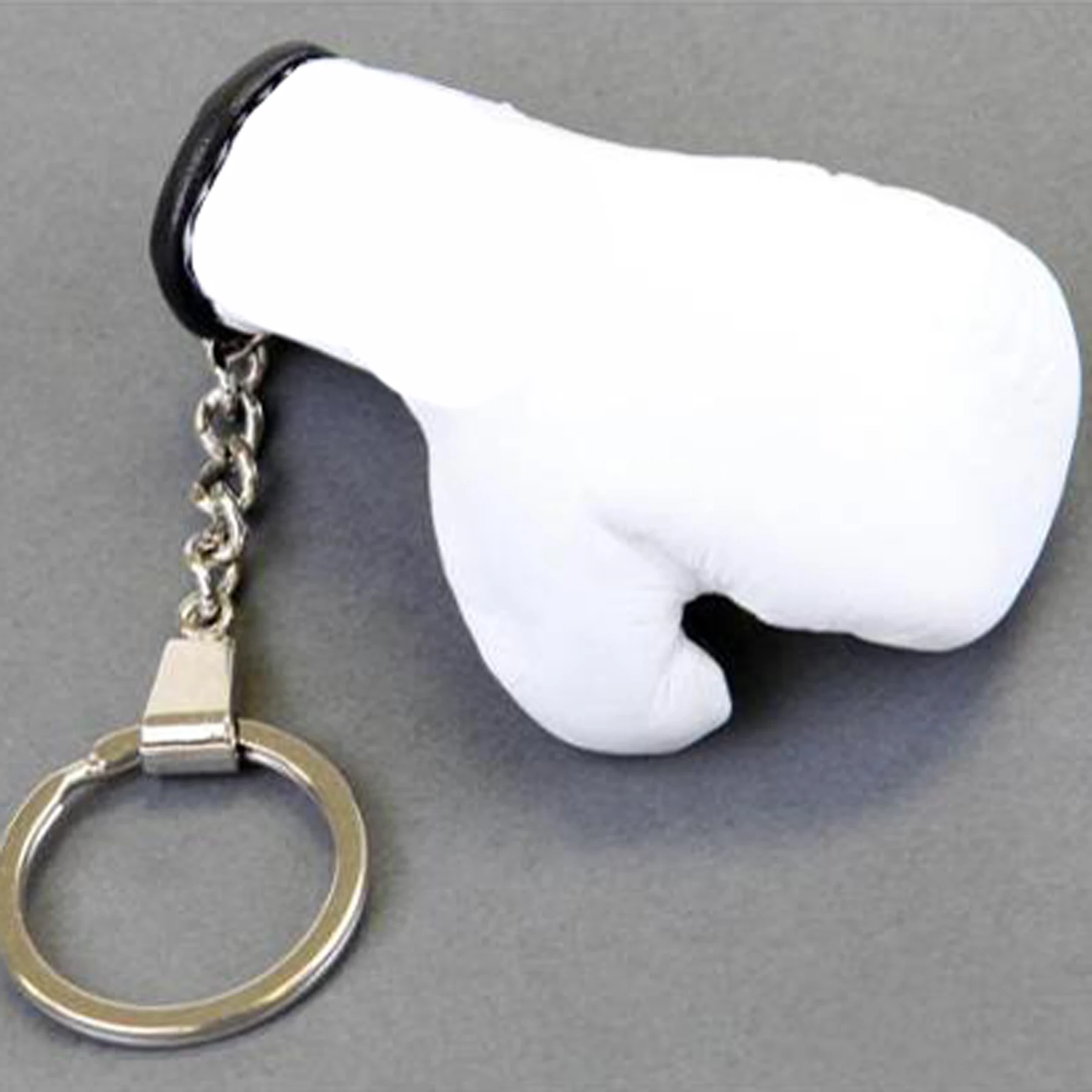 Keychain Mini boxing gloves key chain ring flag key ring cute france french 