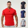 Men Gym Fitness Workout Short Sleeve T Shirt