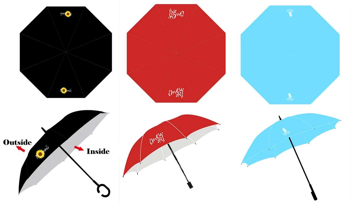upside down inverted umbrella with low moq