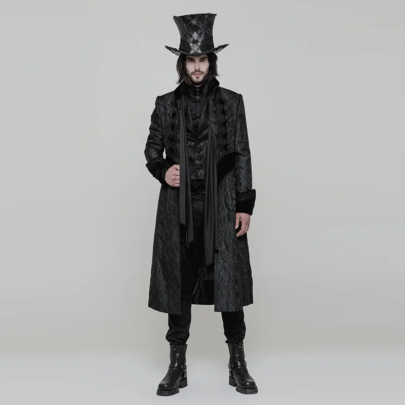 black victorian suit