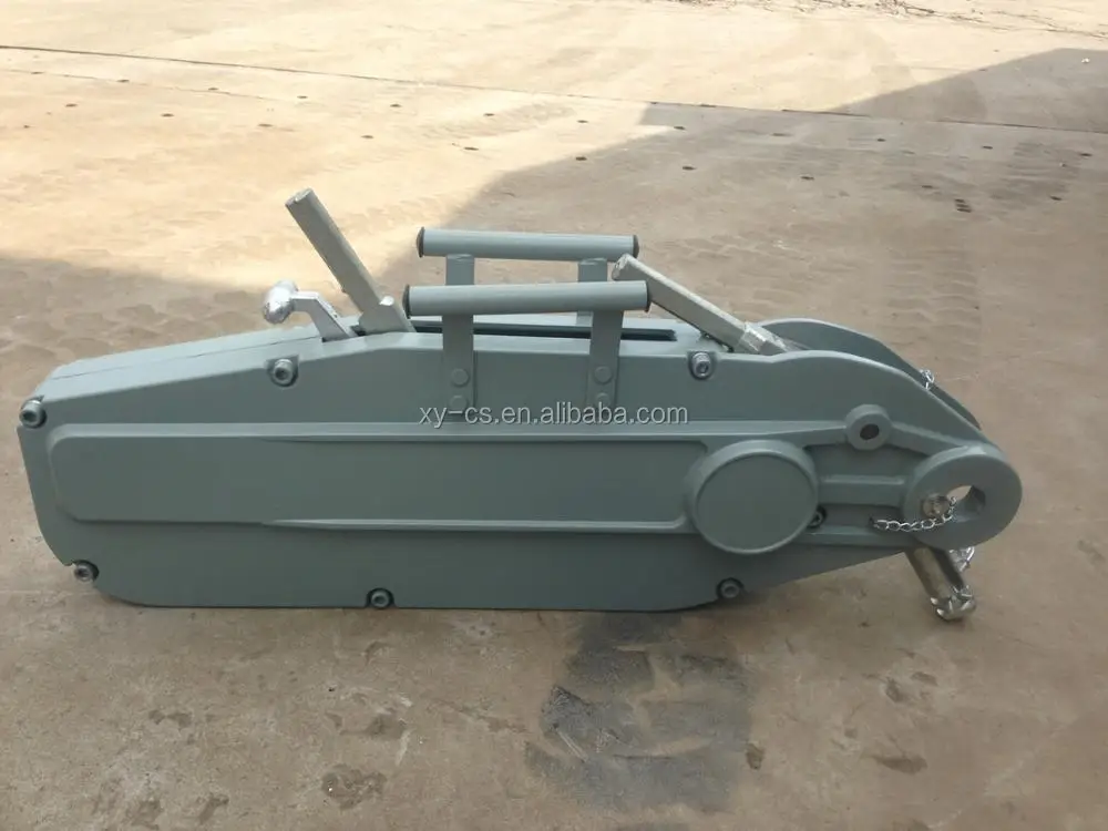 3200kg Capacity Manual Wire Rope Winch with 20m Lifting Height for Construction Hoist