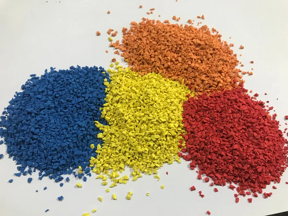 
Football Artificial Grass Recycled EPDM Rubber Granule 