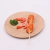 11" round Disposable bamboo dinnerware compostable palm leaf plate