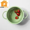 Deep Colander With Pipe Handle Stainless Steel