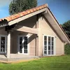log cabin kit Luise140 sqm - low carbon foot print EU standards individual easy to build