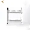 Guangdong 2 tier dish holder kitchen dish rack stainless steel storage+holders rack tableware dish rack