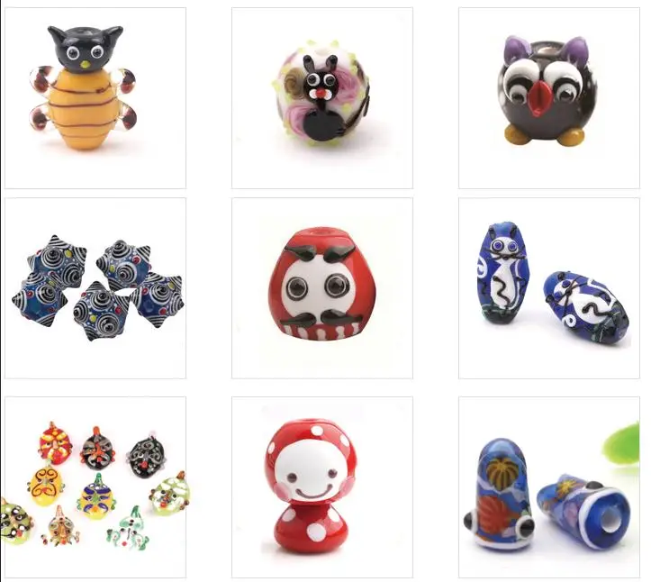 

Eco-Life Handmade Animal Lampwork Glass Beads For Jewelry Making