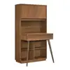 Modern Study Desk With Bookcase