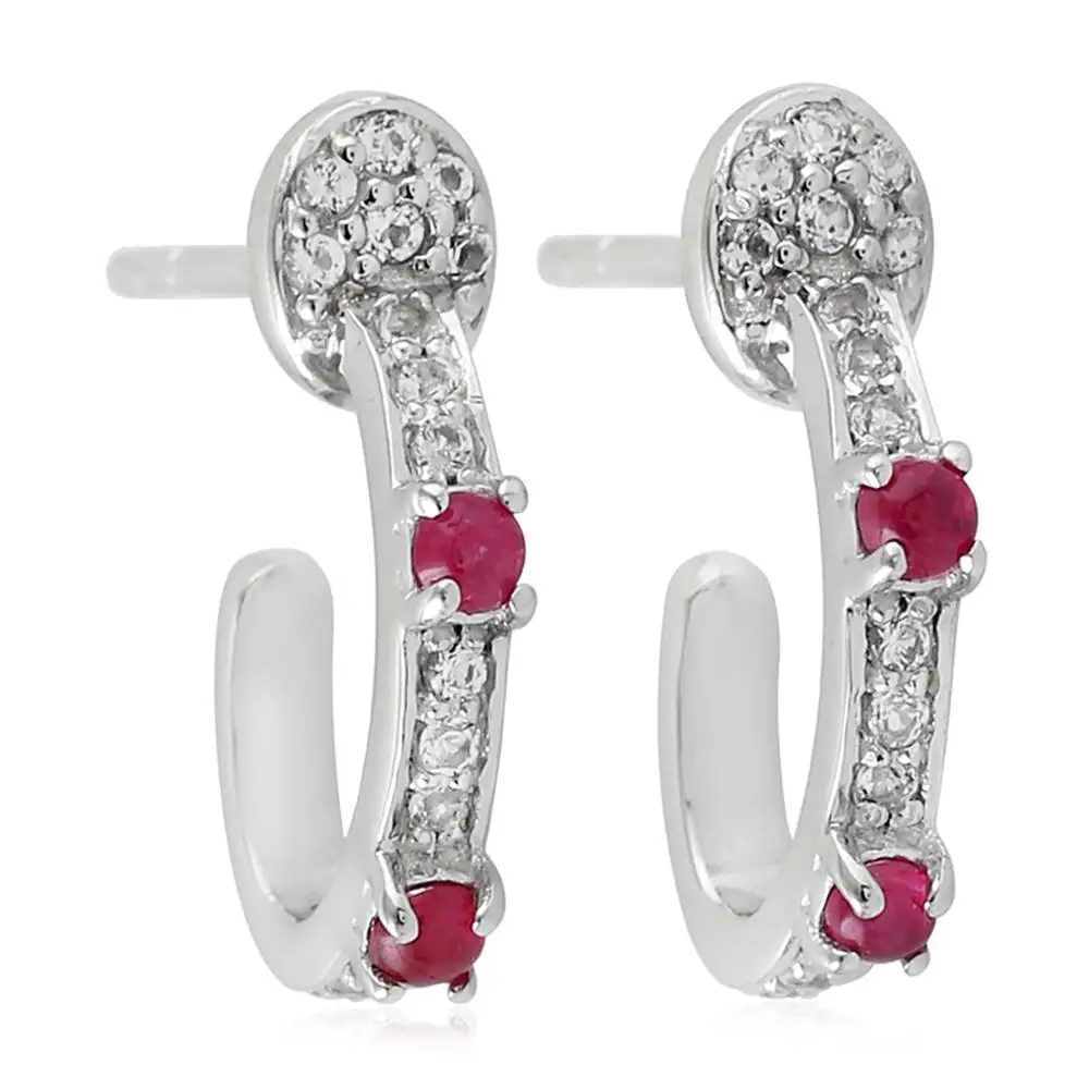 Tiara Pendientes de plata esterlina 925