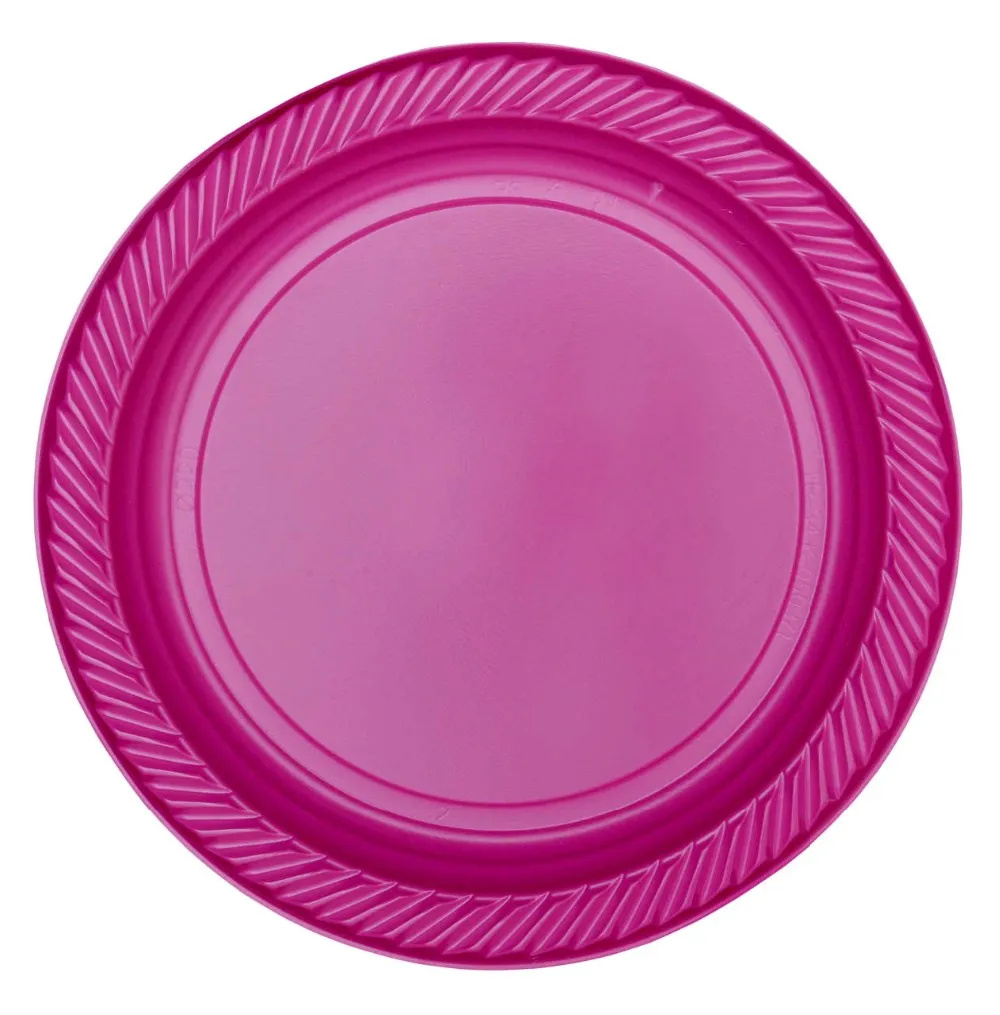 High Quality Luxury Model Colorful Disposable Plastic Plates - Buy ...