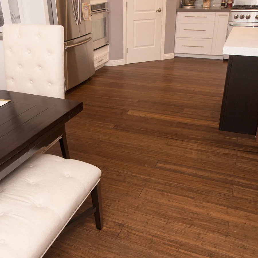 Cali Bamboo Fossilized 5-in Antique Java Bamboo Solid Hardwood Flooring. 