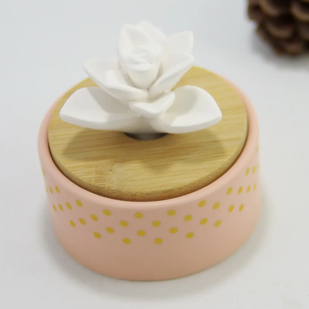 

Porcelain Handmade Flower Reed Diffuser Bottle