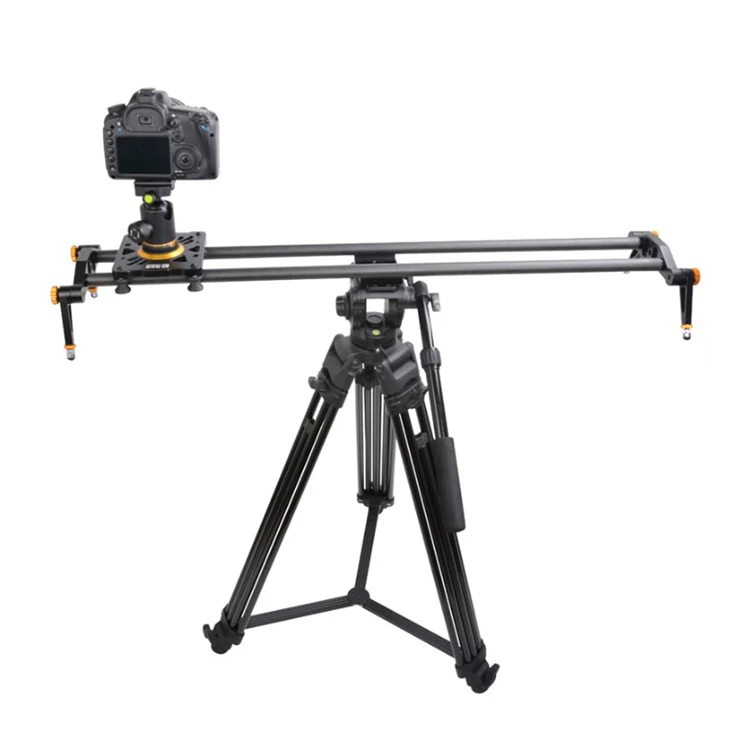 

2018 Leadwin high quality professional dslr camera slider dolly 100 cm slider for small SLR camera, Black