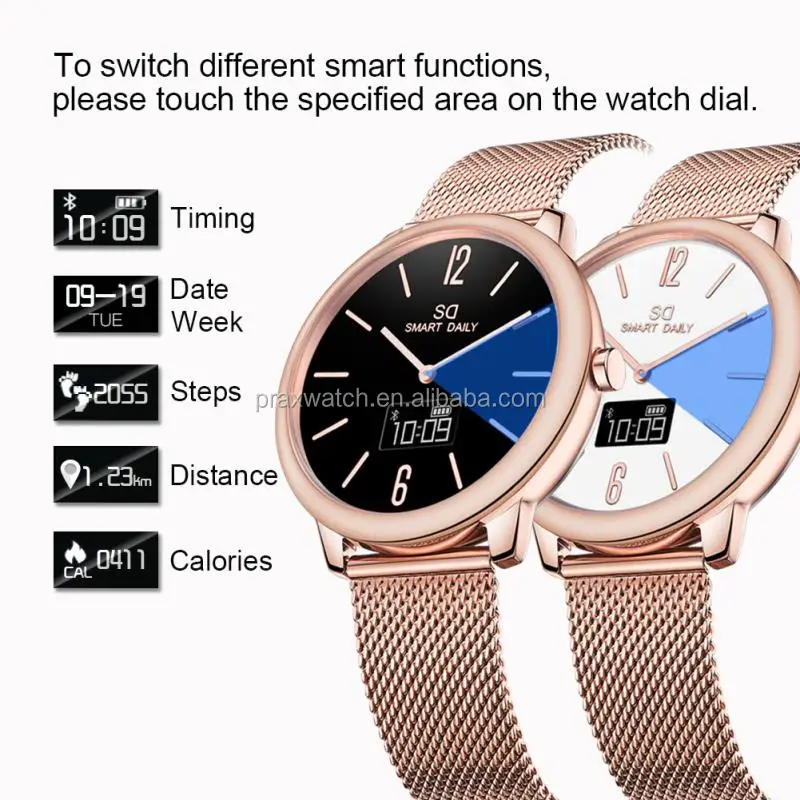 rose gold android watch