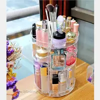 

High Quality 360 Degree Rotating acrylic Makeup Storage Organizer Cosmetic Storage Box