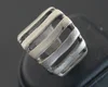 Silver Borders Rings
