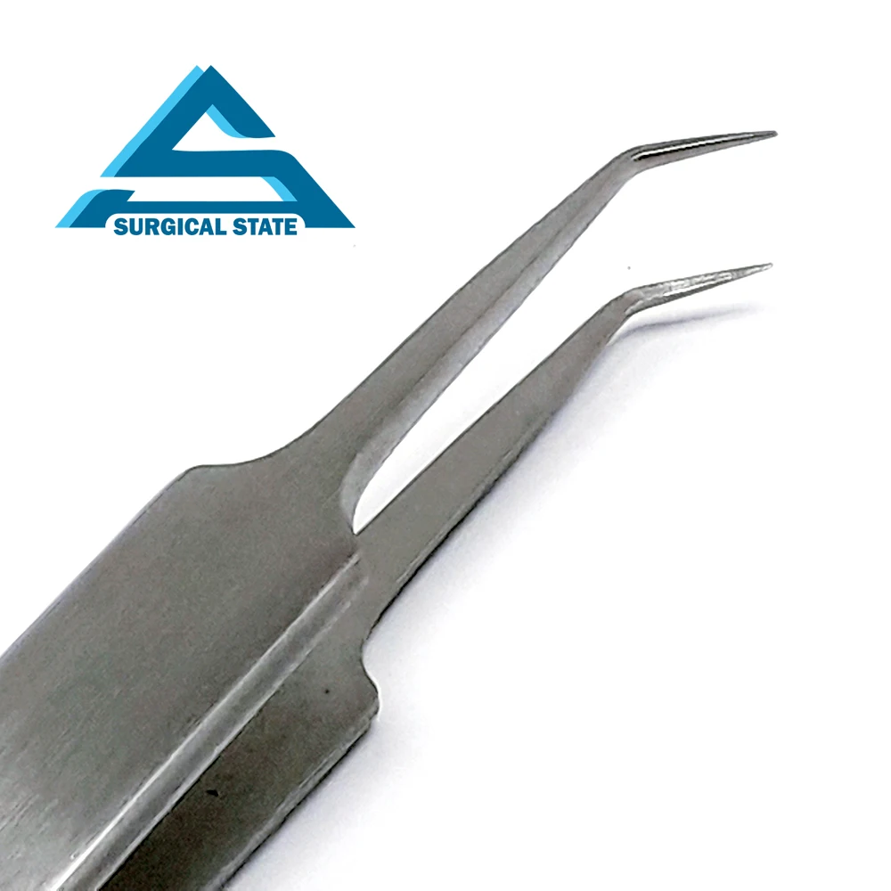 Jeweler Tweezers Jewelry Micro Precision Forceps Angular Curved Simple