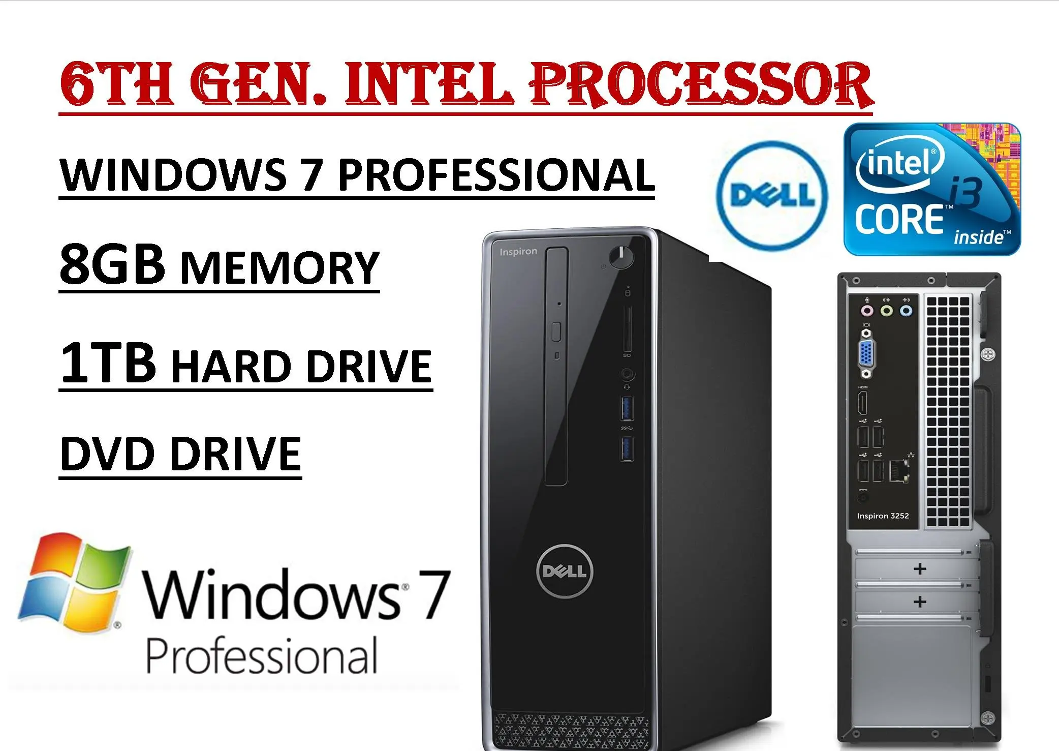 Cheap Dell Inspiron Desktop Pc, find Dell Inspiron Desktop Pc deals on