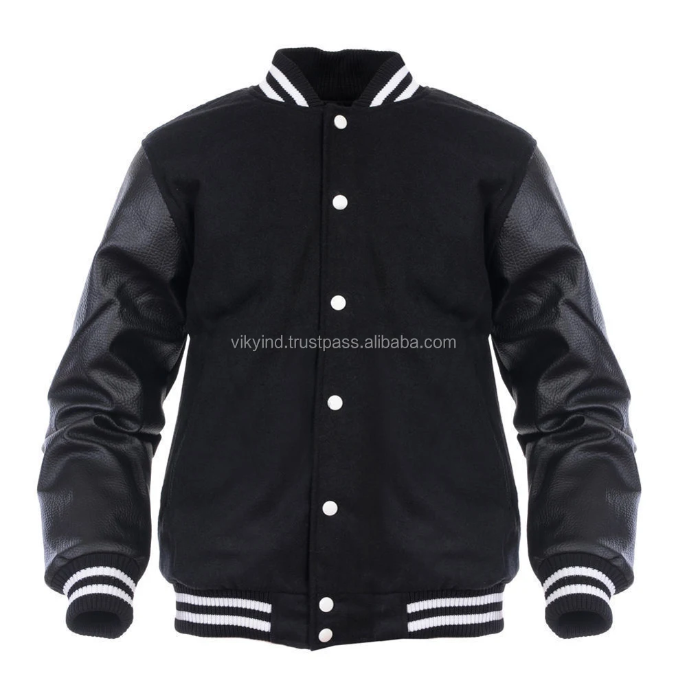Varsity Jacket Black And White Men Jackets Buy New Men Jackets Adults