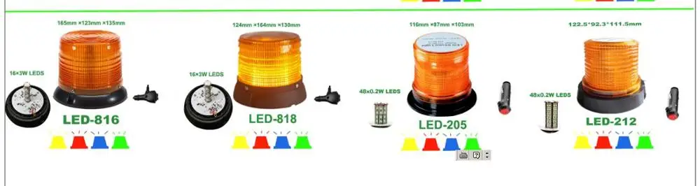 LED-813 Luz de baliza LED