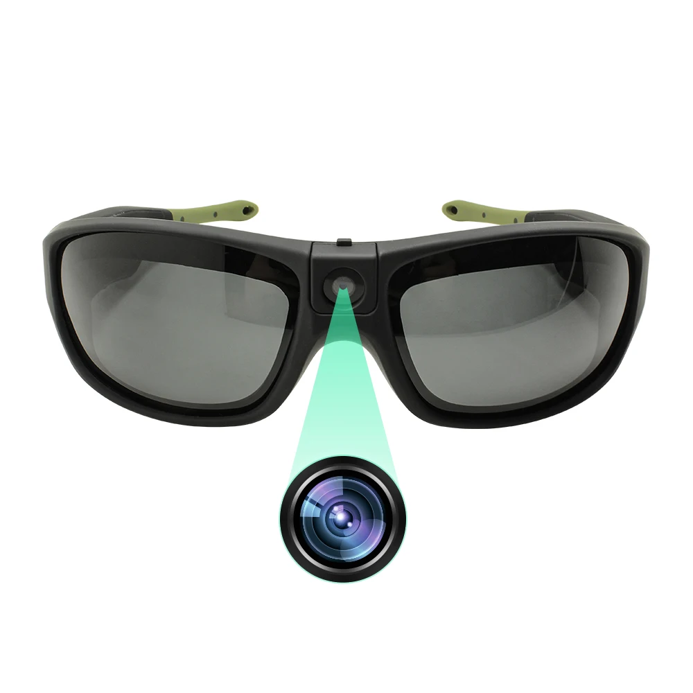 Waterproof IP55 outdoor sports sunglasses video camera hands free recorder