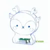 OEM Customize Shape Slim Flat Form Button Battery LED Baby Night Light