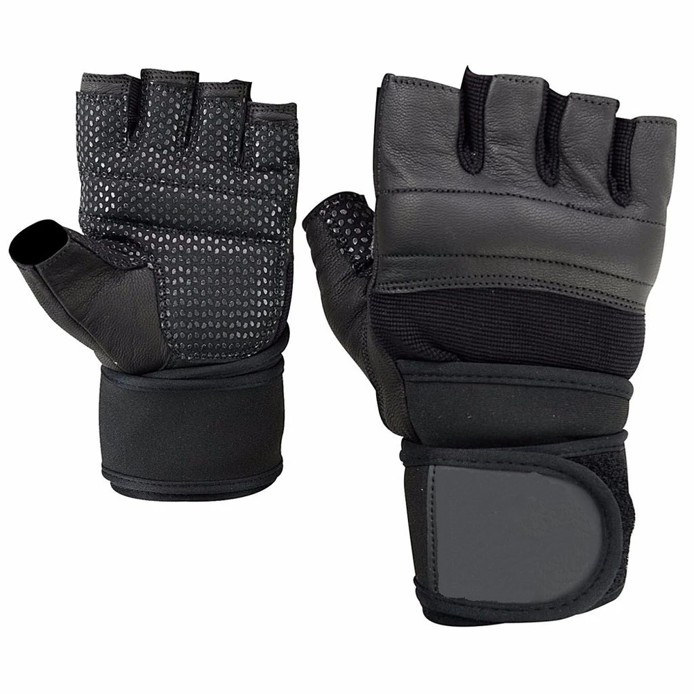 buy leather fingerless gloves