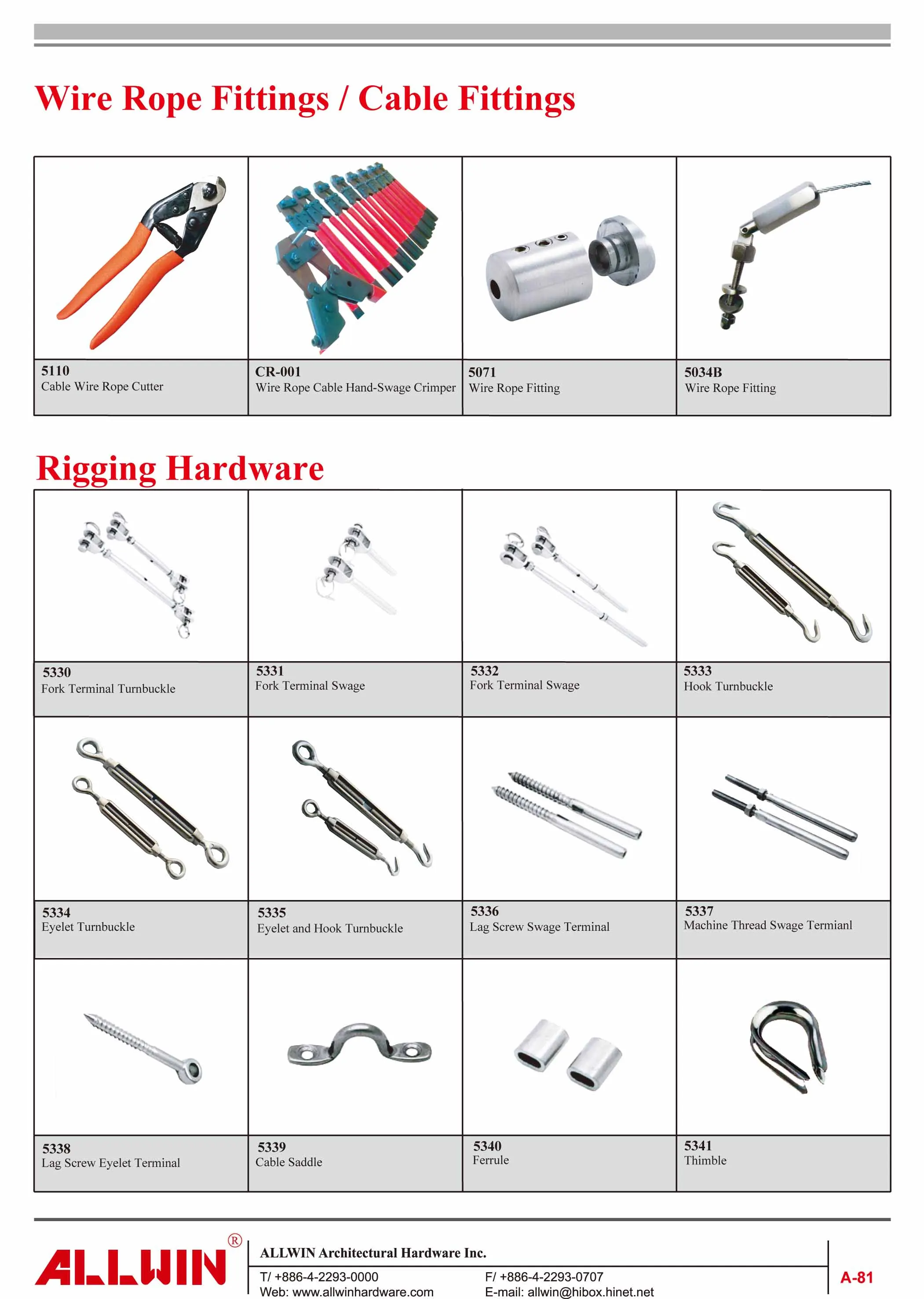 Stainless steel Rigging wire rope Frame turnbuckle