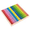 Factory Supply Multiplication Table Pattern Printed Board Children Educational Kids Wooden Math Toys for kids