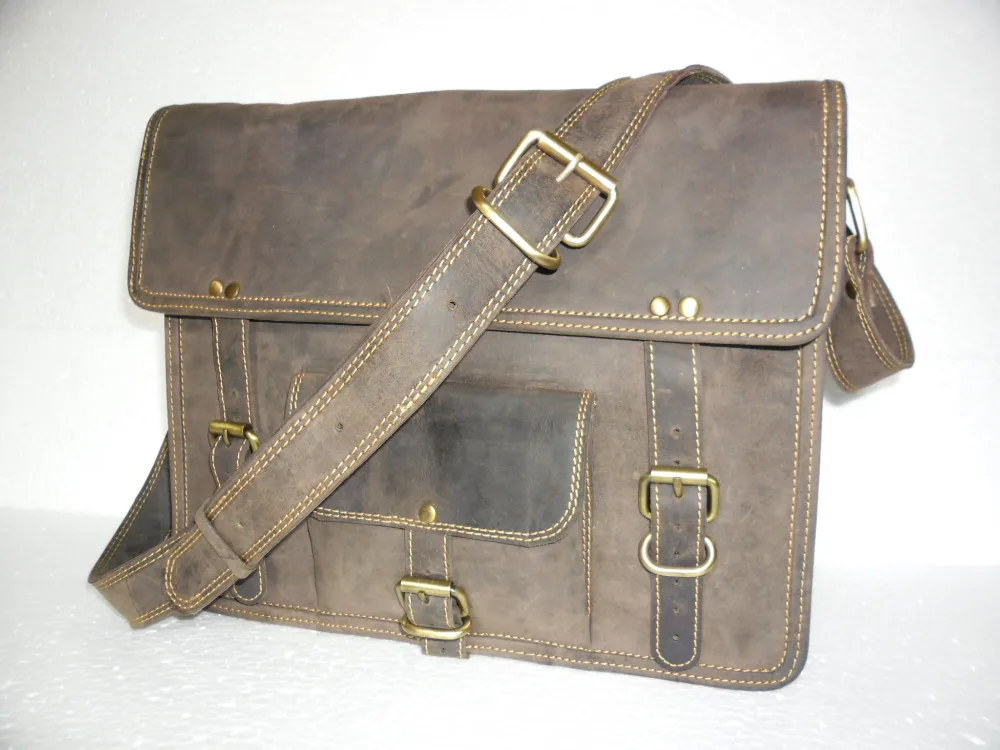 Genuine Leather Gray Shoulder Cross Body Bag - Buy Gray Leather ...