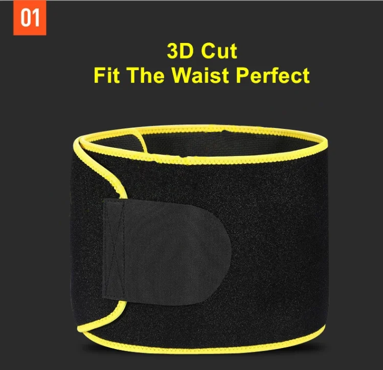 Custom Gym Sport Fitness Waist Trainer Neoprene Slim Sweat Belt Waist