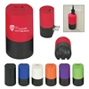 UL Listed USB A/C Adapter Power Bank - has LED indicator light, compact design with folding prongs and comes with your logo