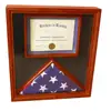3x5 Flag Display Case with Certificate & Document Holder Big Frame