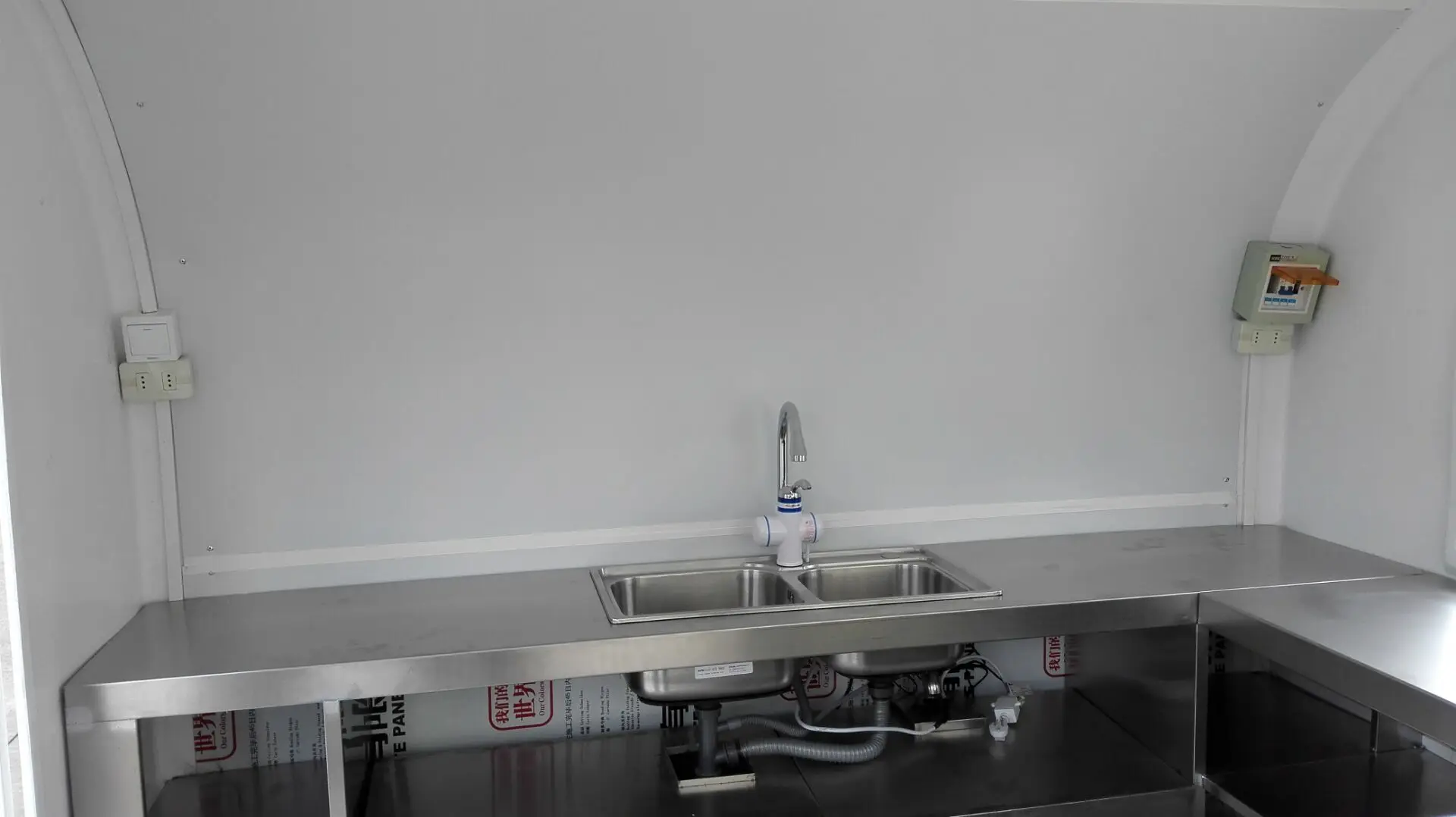 New design mobile food cart with kitchen equipment for sale