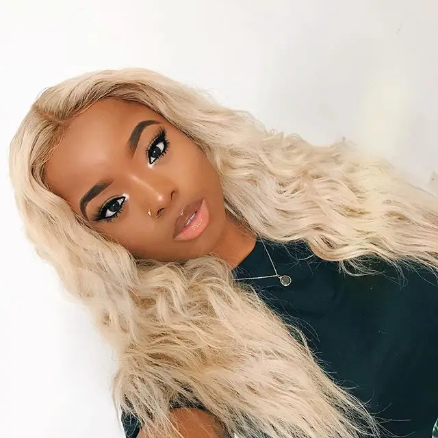 

High Quality Brazilian Body Wave 613 Blonde Human Hair Weave Bundles With 4*4 Closure Hair Bundles