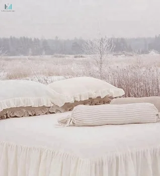 Linen Duvet Cover Aquamarine Stonewashed Linen Bedding