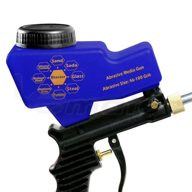 
Spray Pneumatic Tools Sandblaster Portable Media Blaster LEMATEC Sand Blasting Nozzle Gun Air Sandblasting 