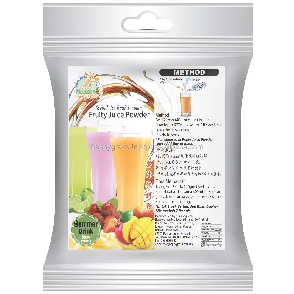 Fruitty Juice Powder With Assorted Flavour Buy Fruit Flavoured Powder