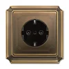 brass bronze classic socket antic 220-250v germany standard socket