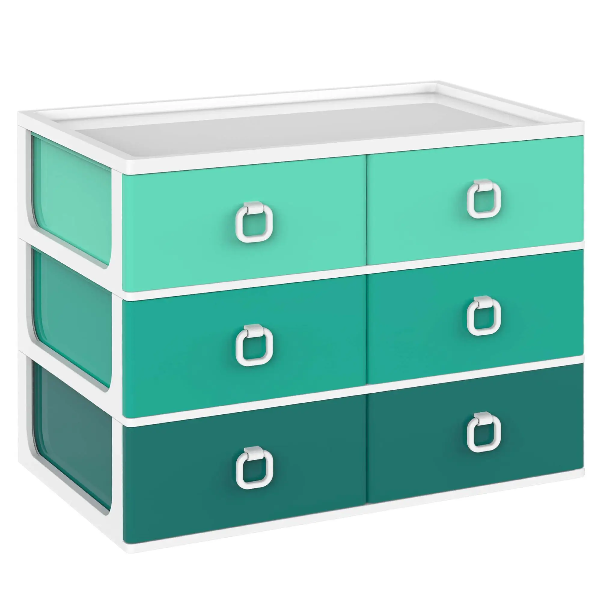 Small Tiers Plastic Drawer Box Baby Kids Clothing Toys Storage