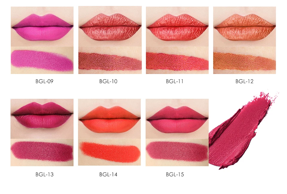 Otwoo Cosmetic 15 Color Matte Lipstick - Buy 15 Color Matte Lipstick ...