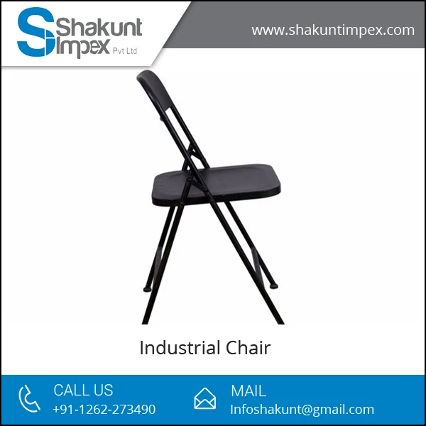 
Best Quality Black Metal Folding Industrial Chair 
