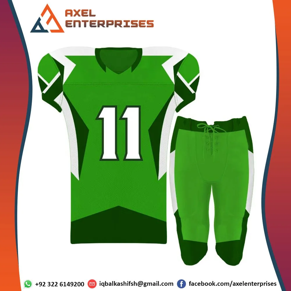 green american football jersey